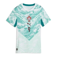 Camiseta Portugal Goncalo Ramos #9 Segunda Equipación Replica Mundial 2026 para mujer mangas cortas
